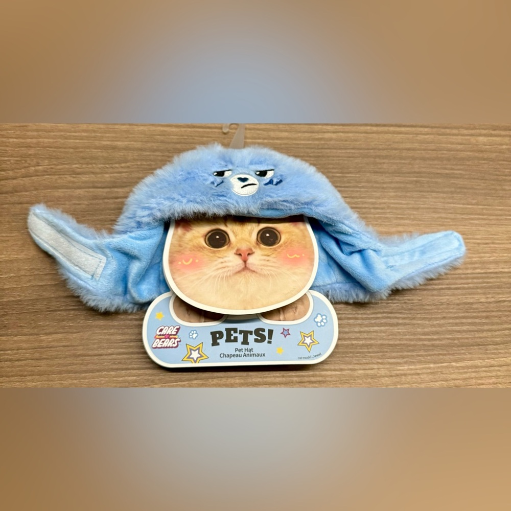 Grumpy Care Bear. Care Bears . Famous MINISO product. Cute hat for - Picture 11 of 14